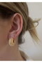 Heliophilia Silver Pendientes KPEGMSA1429 de Latón Color Dorado con Laca